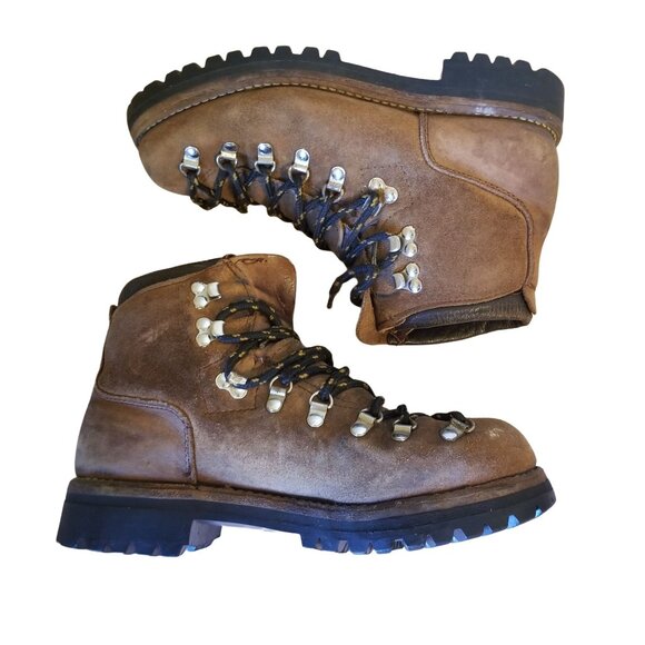 Dexter 7.5M Vintage Brown Leather Work‎ Hiking Gorpcore Mountaineering Boots main image 5